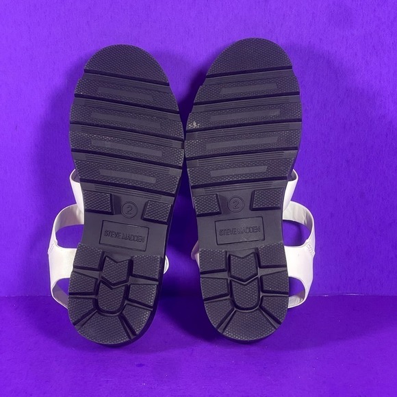 Steve Madden Girls White Dory Fisherman Sandals Shoe Size 2-NEW - Picture 7 of 9